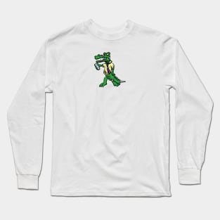 Phone zombie gator Long Sleeve T-Shirt